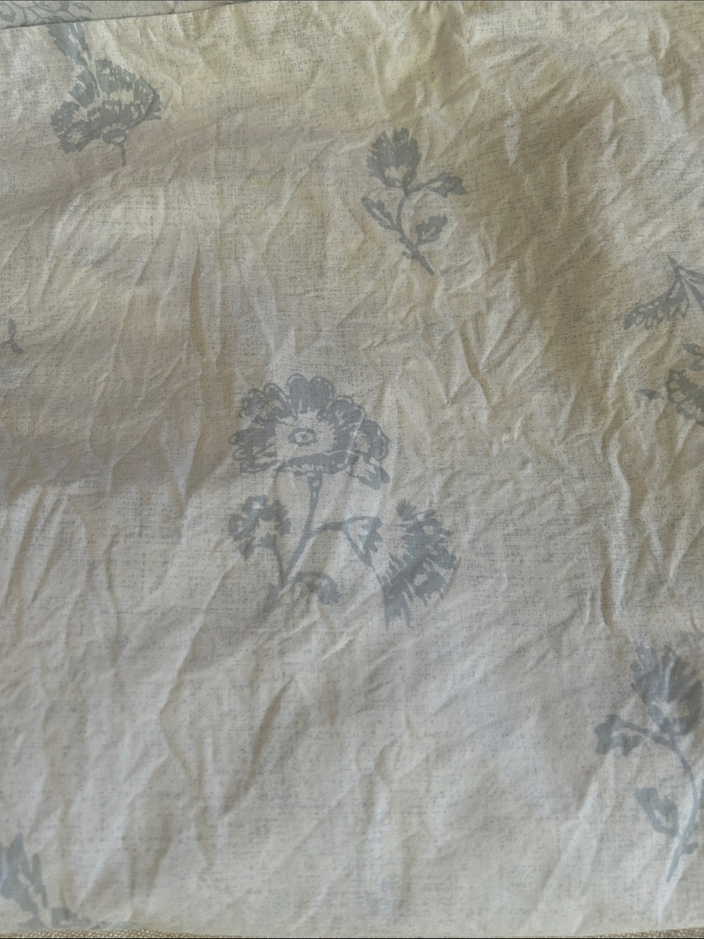 Cabbages & Roses Duvet Cover Blue Floral Queen Coastal Reversible Shabby Chic - Picture 5 of 12